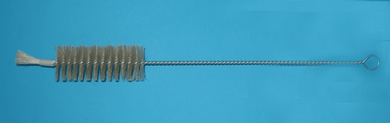Goupillon en soie, poil 50x120mm, long. totale 500mm