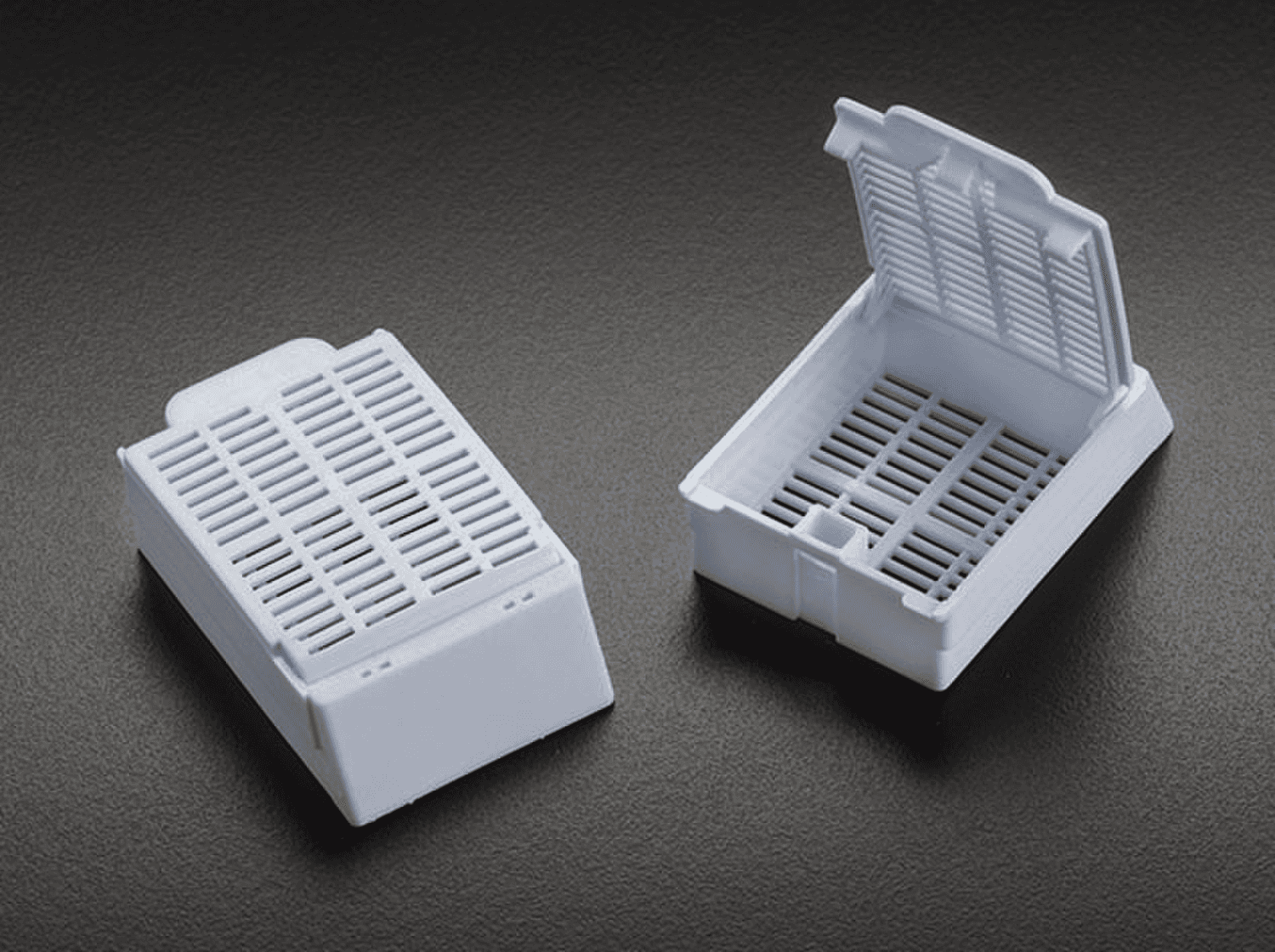 Cassette Macrosette™ double hauteur pour tissu blanche