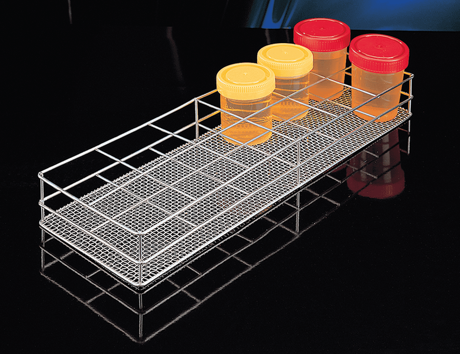 Portoir pour flacons en inox