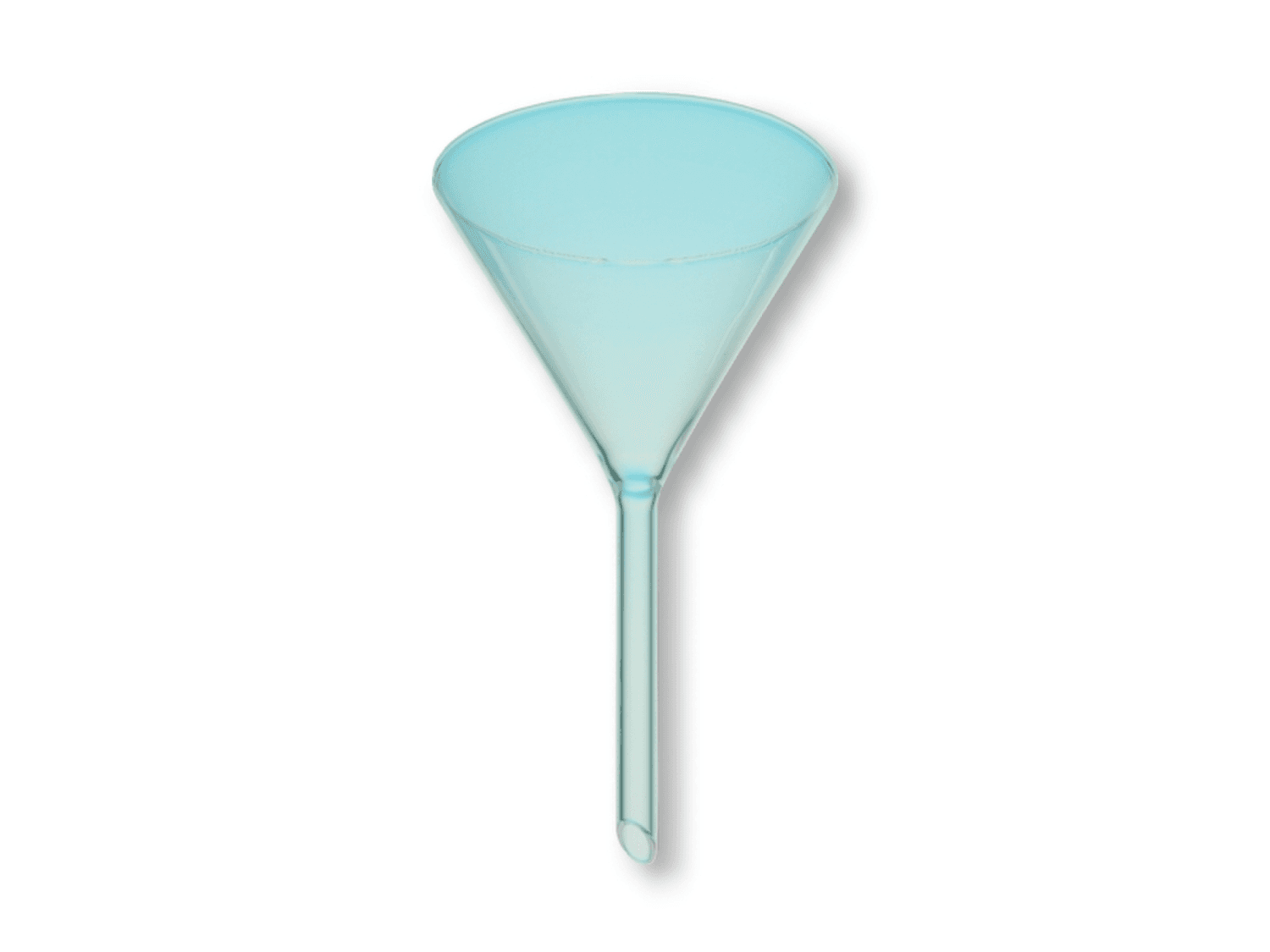 Entonnoir en verre Simax diamètre 200mm tige courte