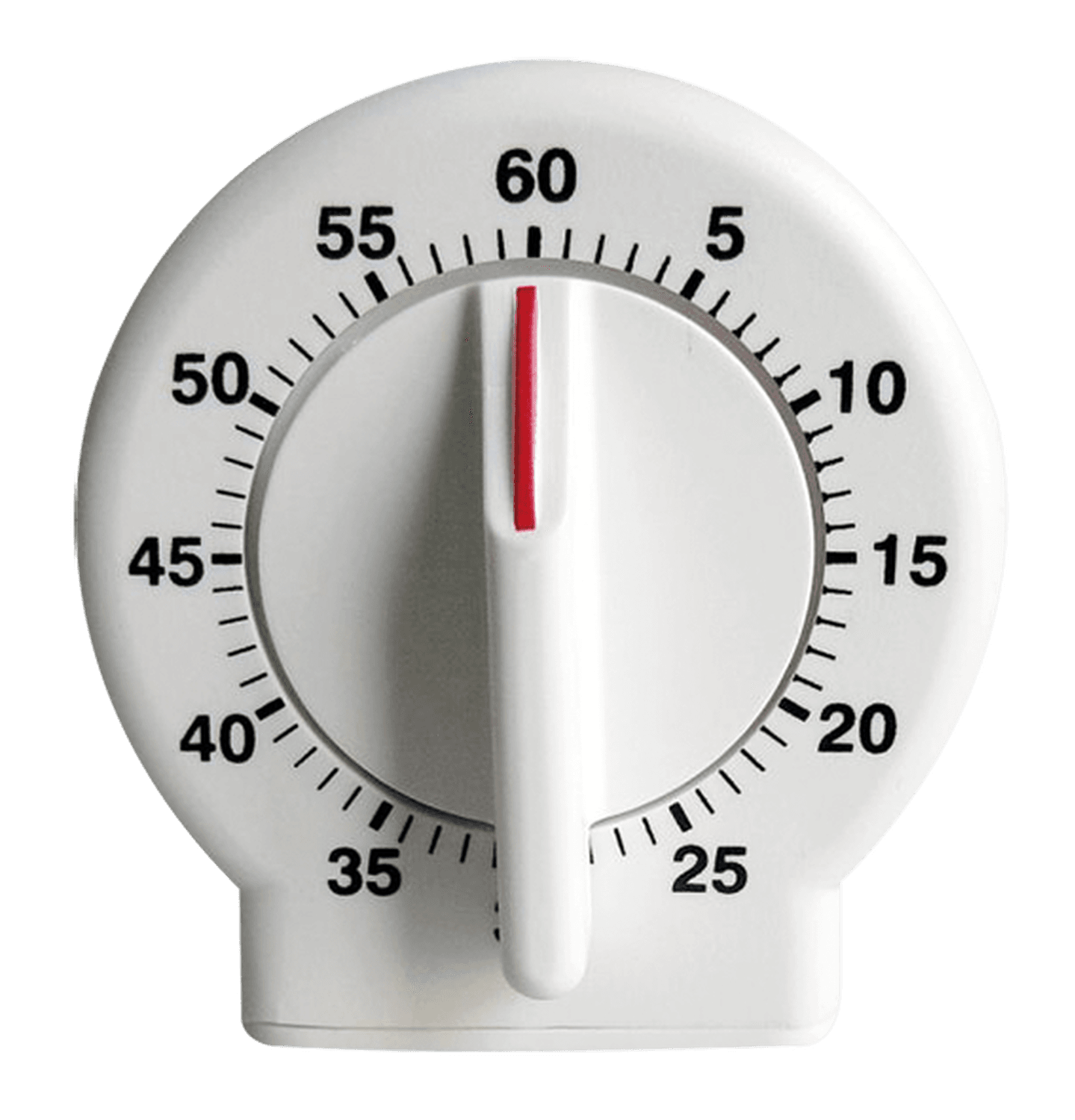 Minuteur mécanique rond avec décompte 60min