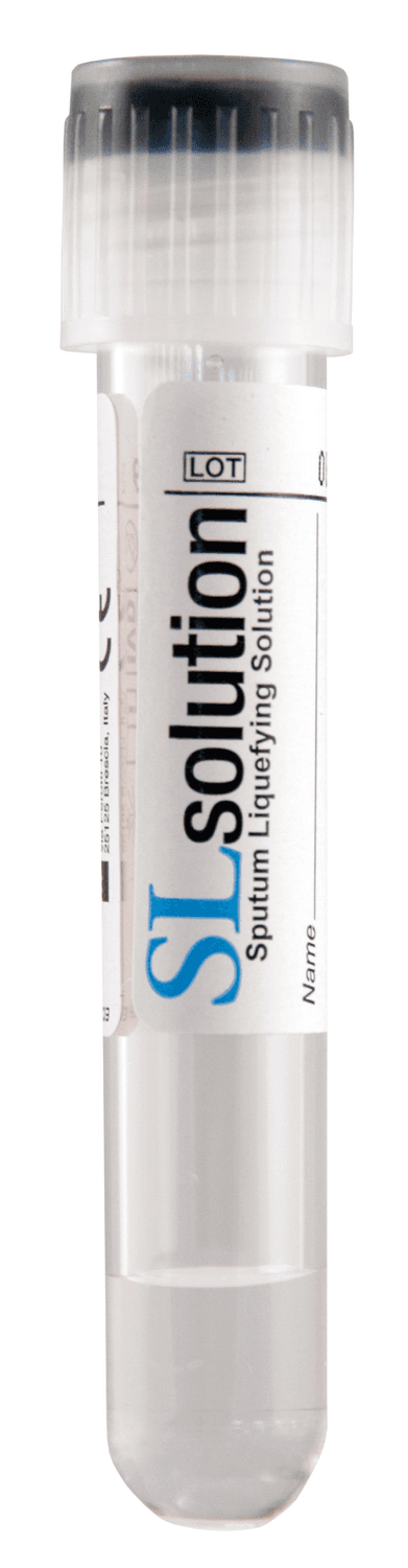 SLSolution™ solution DTT 1ml pour la liquéfaction des expectorations sans écouvillon en tube PET