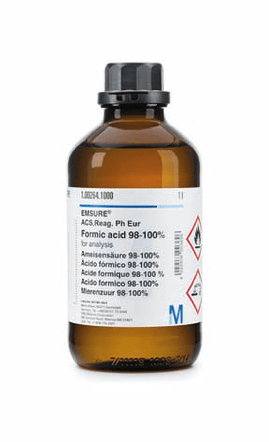 Acide formique 98-100% pour analyses Emsure® ACS,Reag. Ph.Eur. Merck