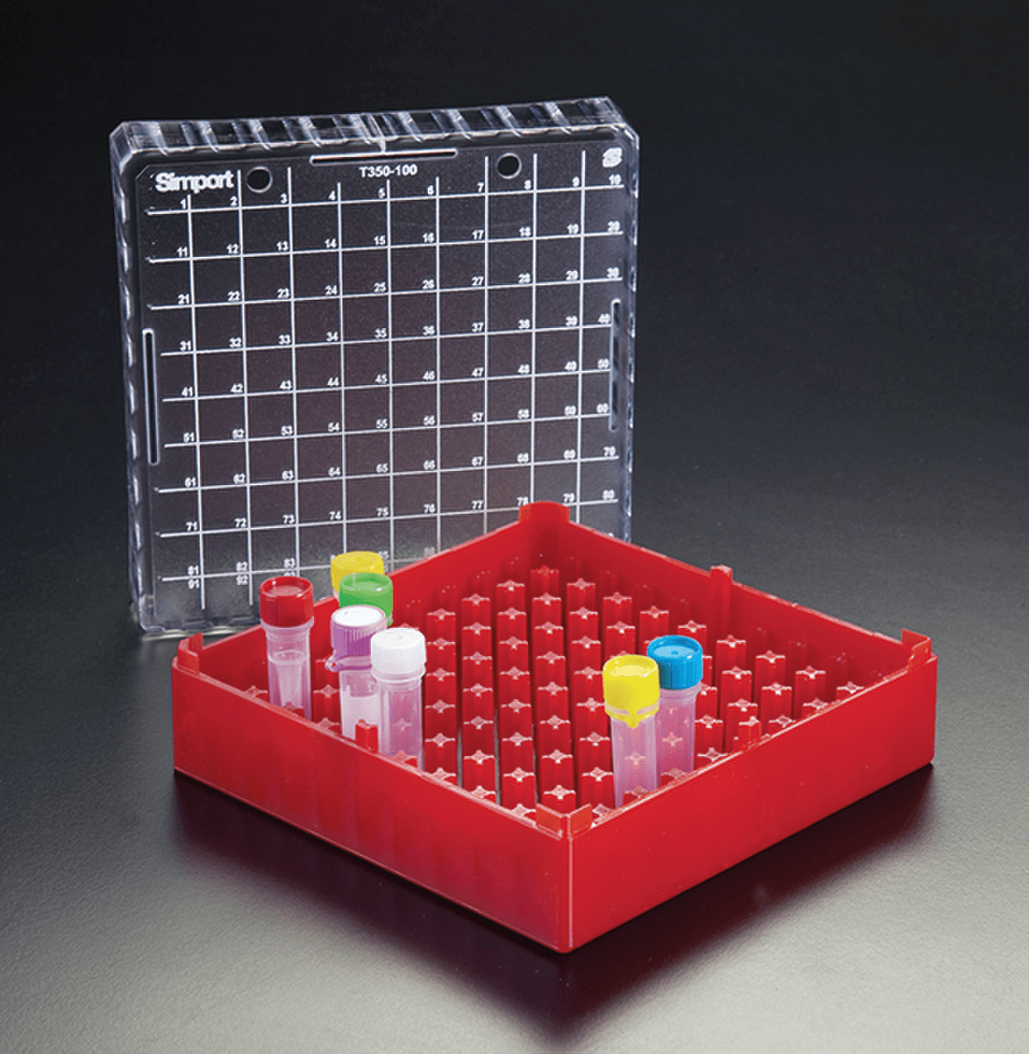 Cryoboîte en polycarbonate pour 100 Micrewtube®