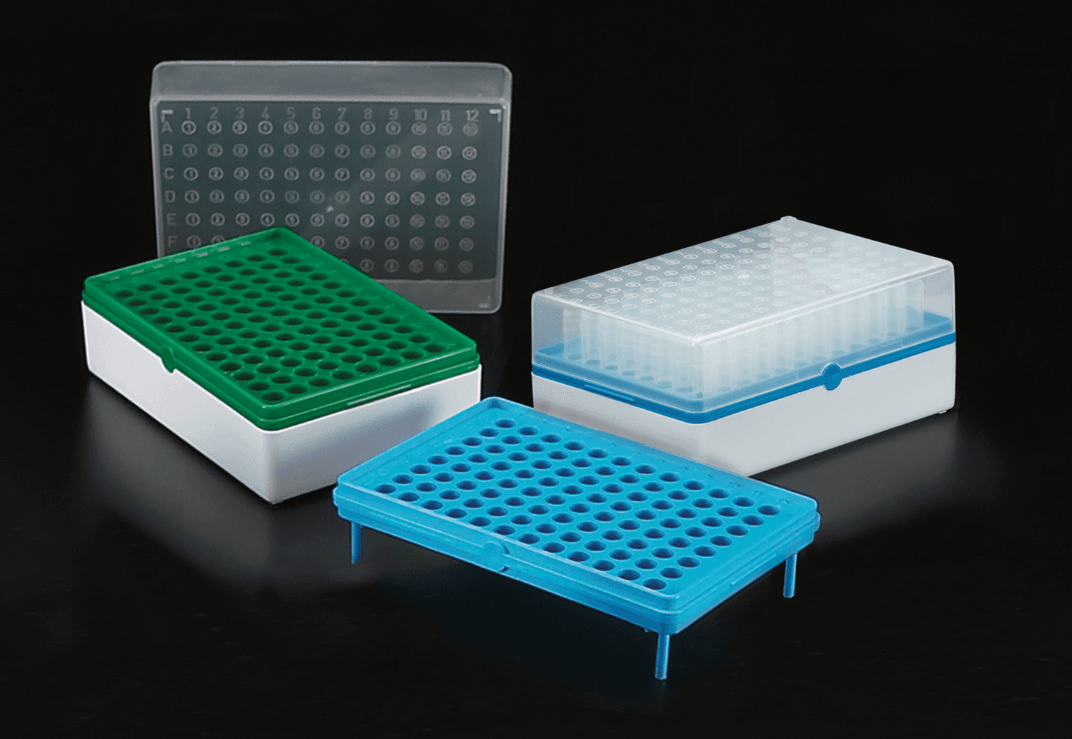 Tube 1,1ml Biotube™ en rack de stockage