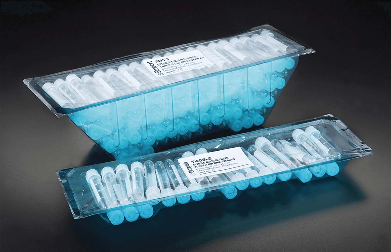 Tube de culture cellulaire en polypropylène avec cape stérile