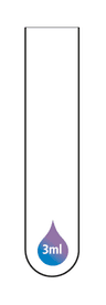 Tube 3ml fond rond bord droit 12x55mm