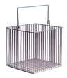 Panier carré en inox