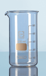 Bécher en verre Duran® forme haute avec bec verseur