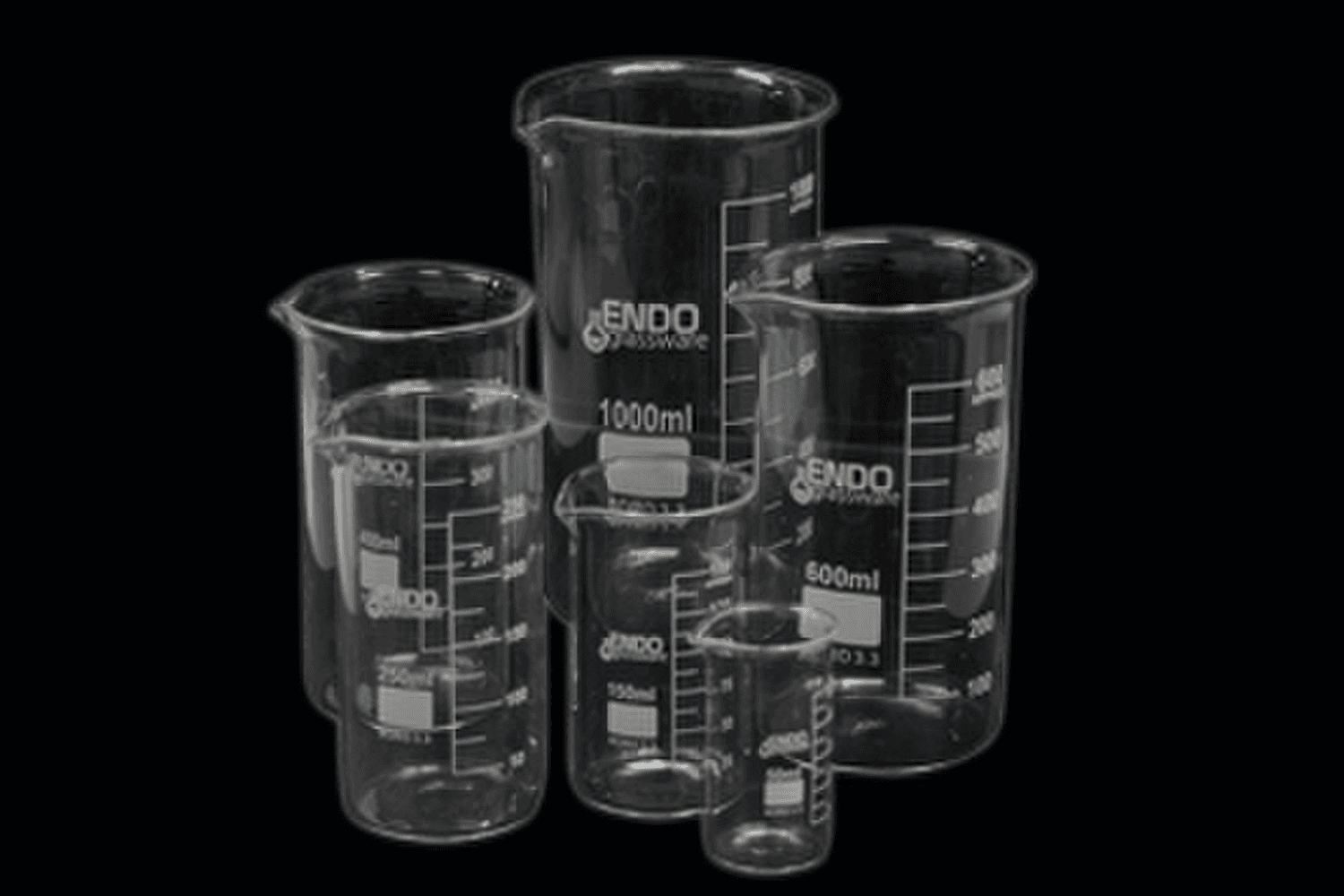 Bécher en verre ENDOglassware forme haute avec bec