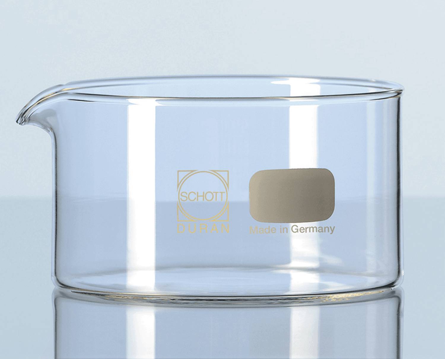 Cristallisoir en verre Duran® avec bec verseur