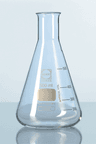 Fiole erlenmeyer en verre Duran® col étroit