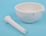 Mortier en porcelaine émaillée avec pilon