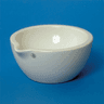 Mortier en porcelaine émaillée