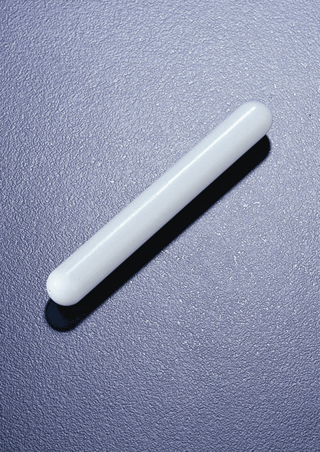 Barreau aimanté en PTFE forme cylindrique lisse