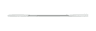 Micro-spatule double conique en acier inox largeur 7mm