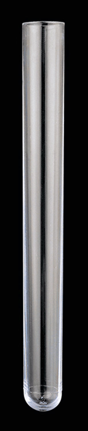 Tube 17ml en polystyrène fond rond 16x150mm