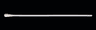 Ecouvillon standard tige polypropylène bouton coton non stérile en vrac