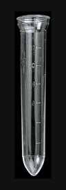 Tube 12ml en polystyrène fond conique pour sédimentation 17x105mm gradué avec rebord