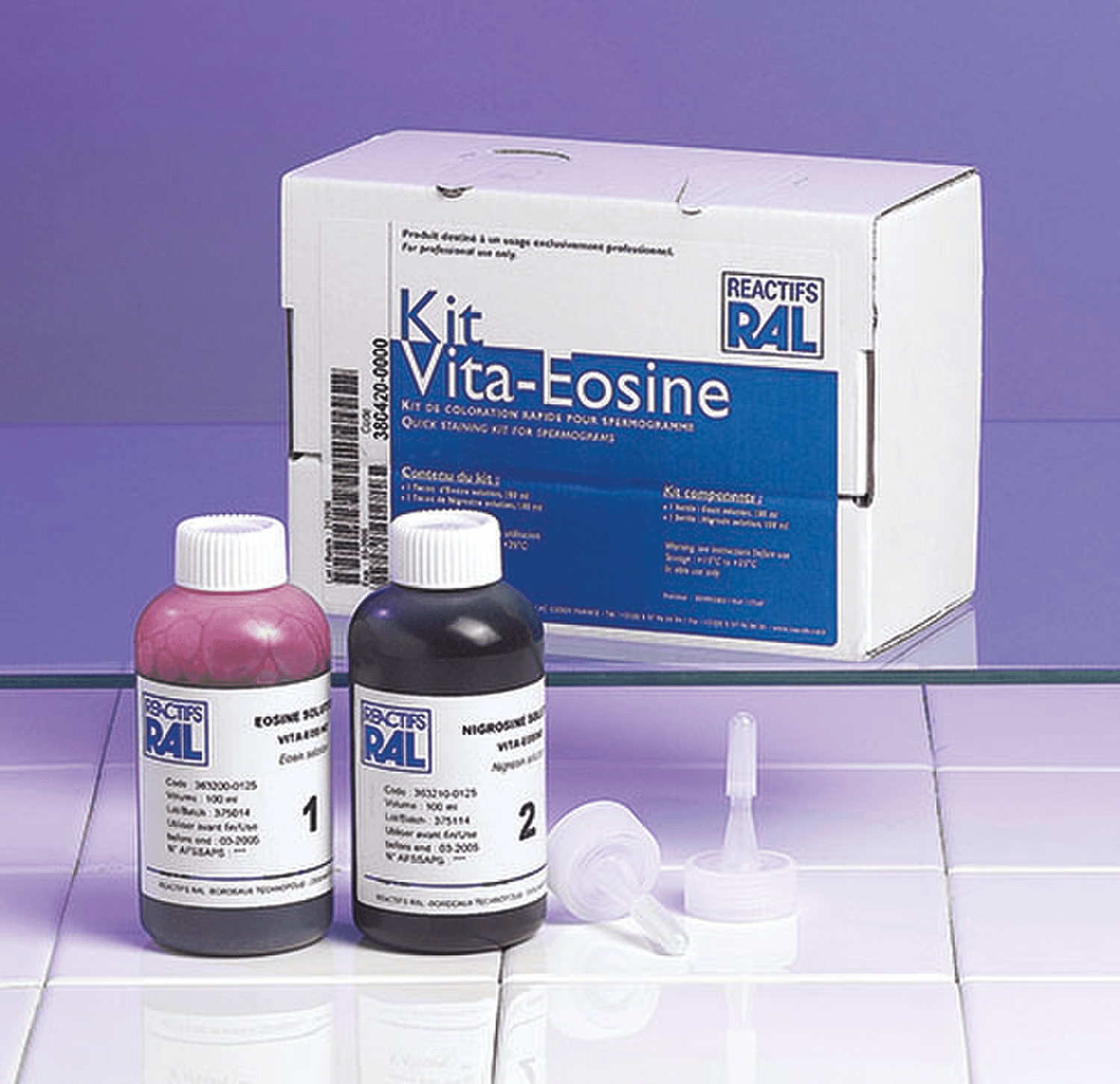 Kit Vita-Eosine pour spermogramme RAL Diagnostics