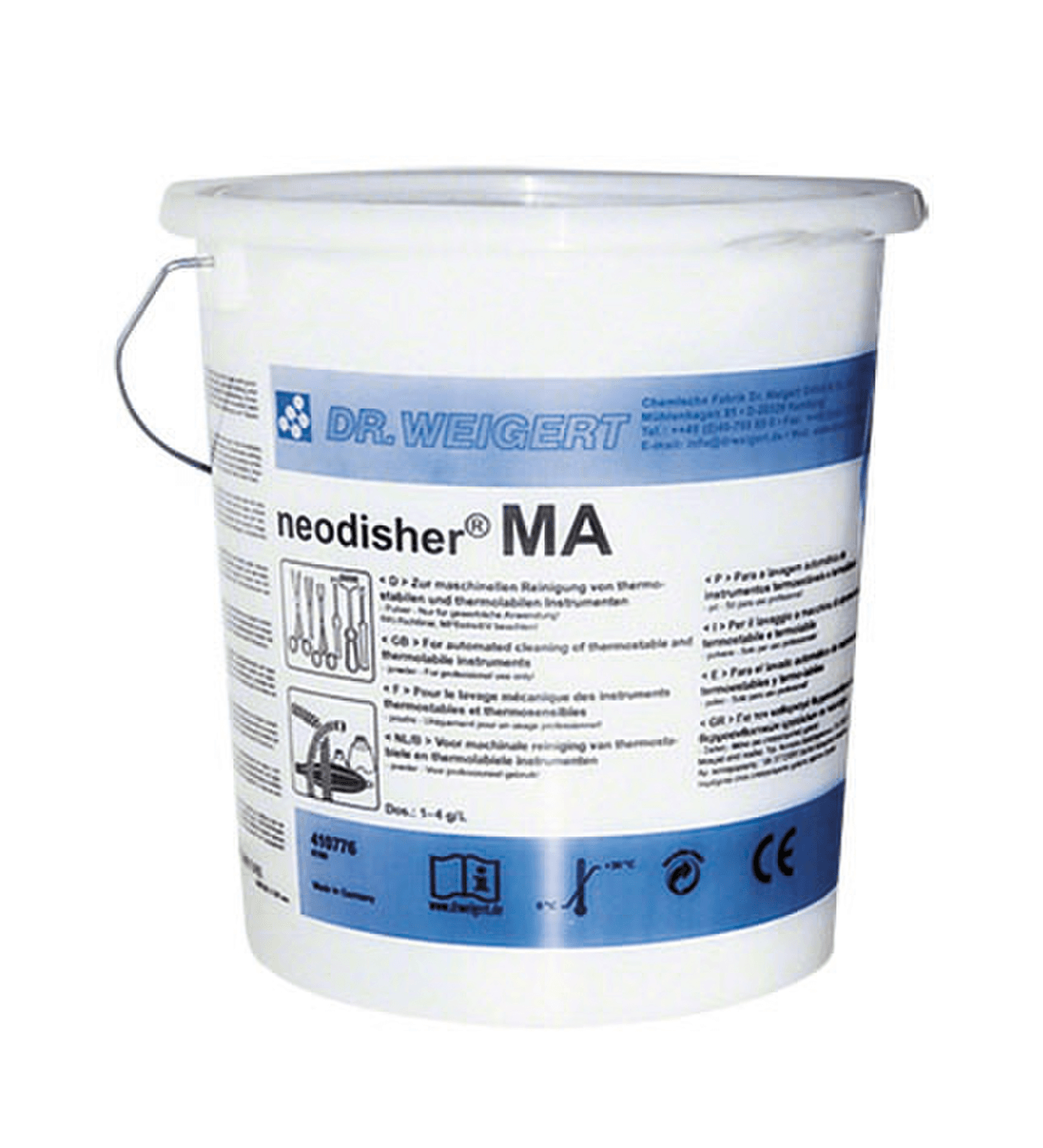 Détergent alcalin en poudre Neodisher® MA, pour autolaveur