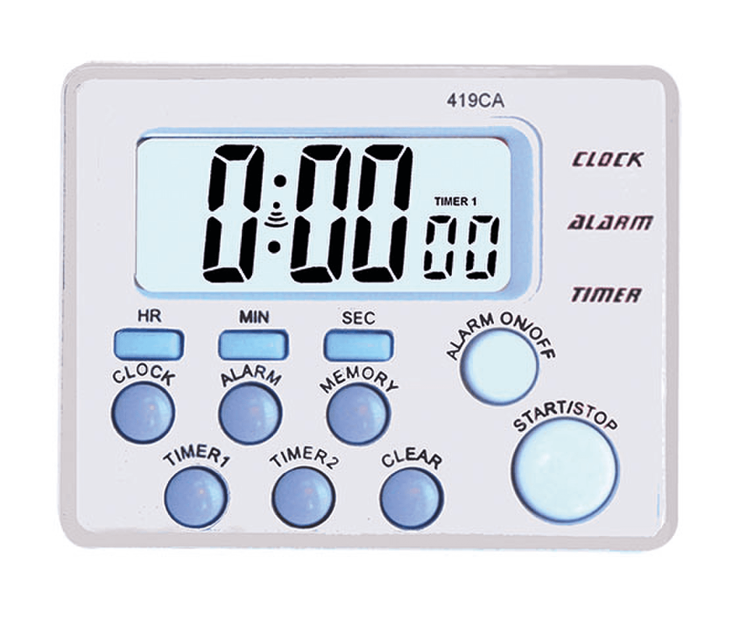 Compteur/2 décompteurs 24 heures, 3 canaux aimanté