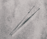 Spatule d'agitation en polystyrène longueur 120mm non stérile
