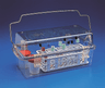 Boîte de transport étanche en polycarbonate pour tubes et flacons Safetybox 8L