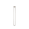 Tube 22ml en verre sodocalcique fond rond col à vis 16x160mm ep=0,95mm