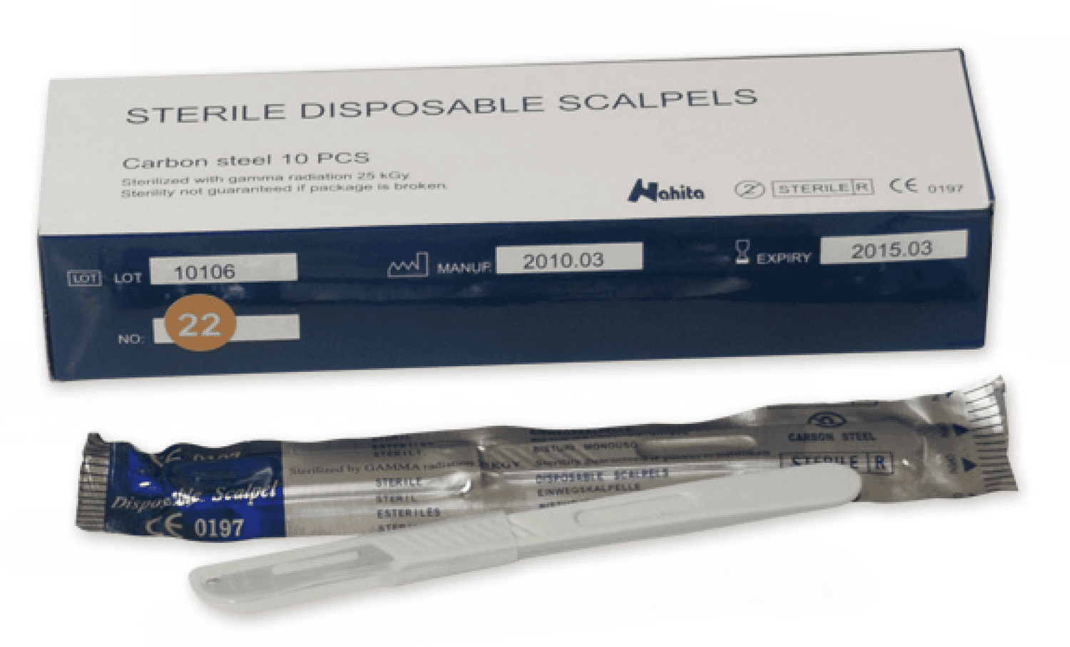 Scalpel Nahita™ stérile à usage unique