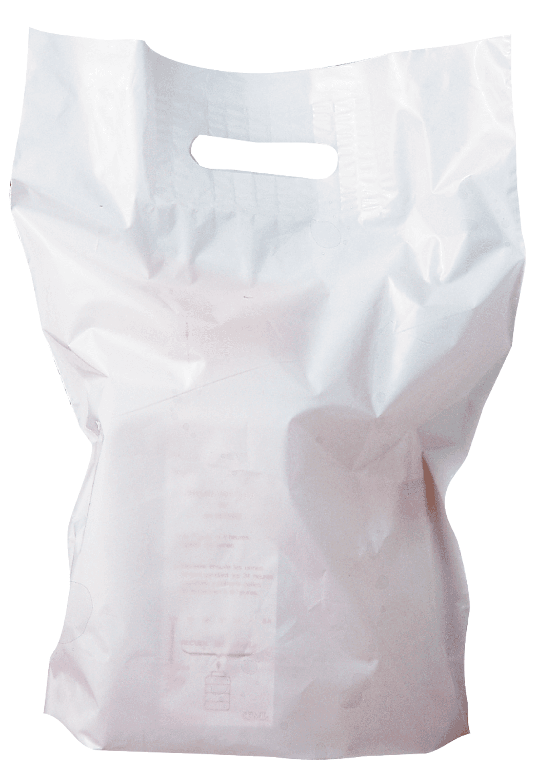 Sachet de transport 295x450mm avec poignée blanc
