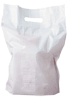 Sachet de transport 295x450mm avec poignée blanc