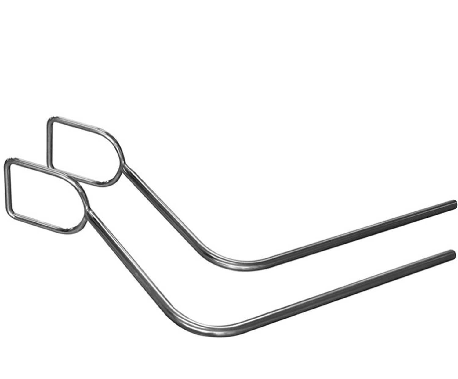 Paire étriers inox adapté aux fauteuil Roye, Caix, Samarien, Vimeu, Licata 2 et 3 et aux divans fixes et gamme Licata fixe