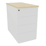 Caisson HB en métal 4T PLT P80, L43,2 et H73,5cm top mélamine SO M
