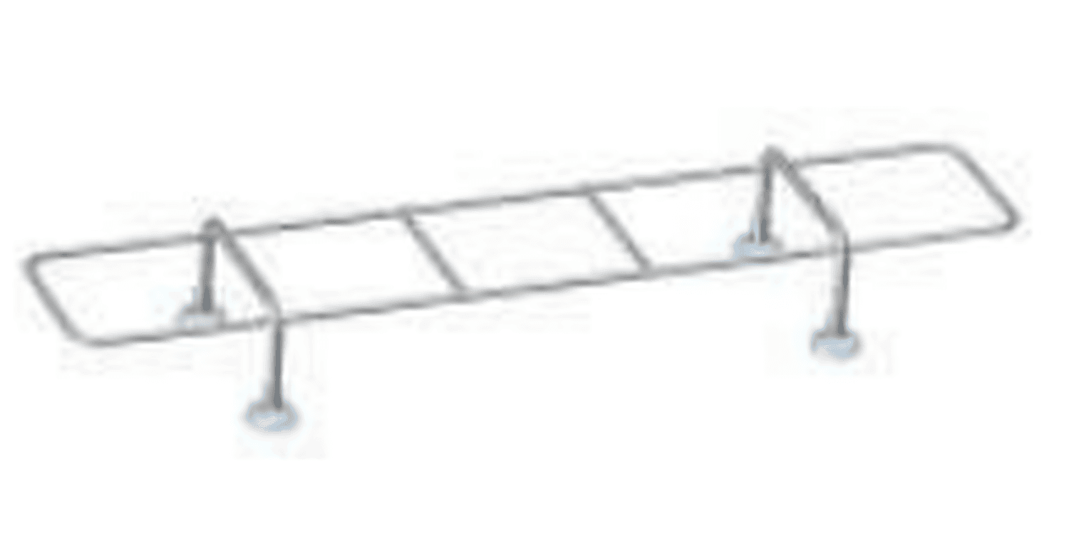 Rack de calage flacons pour plateau Praticima, 5 cases, 420 x 93 x 50mm (LxPxH)