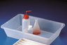 Bac en polypropylène transparent 12L