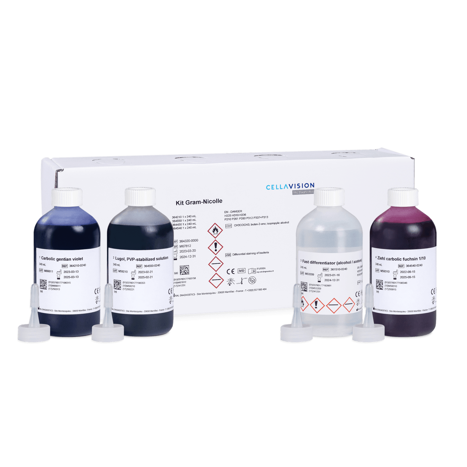 Kit Gram-Nicolle RAL Diagnostics