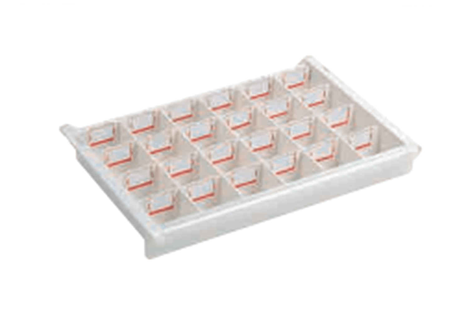 tiroir pour caisson neop 600x400mm, abs pc, blanc, 605 x 404 x 75mm (lxpxh)