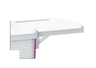 tablette d'extension rabattable pour caisson/chariot neop