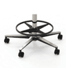 Repose pied adaptable sur tabouret à commande manuelle