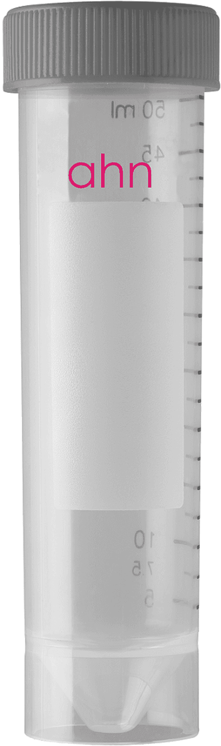 Tube à centrifuger 50ml gradué en polypropylène fond conique à jupe cape à vis stérile myTube® CT