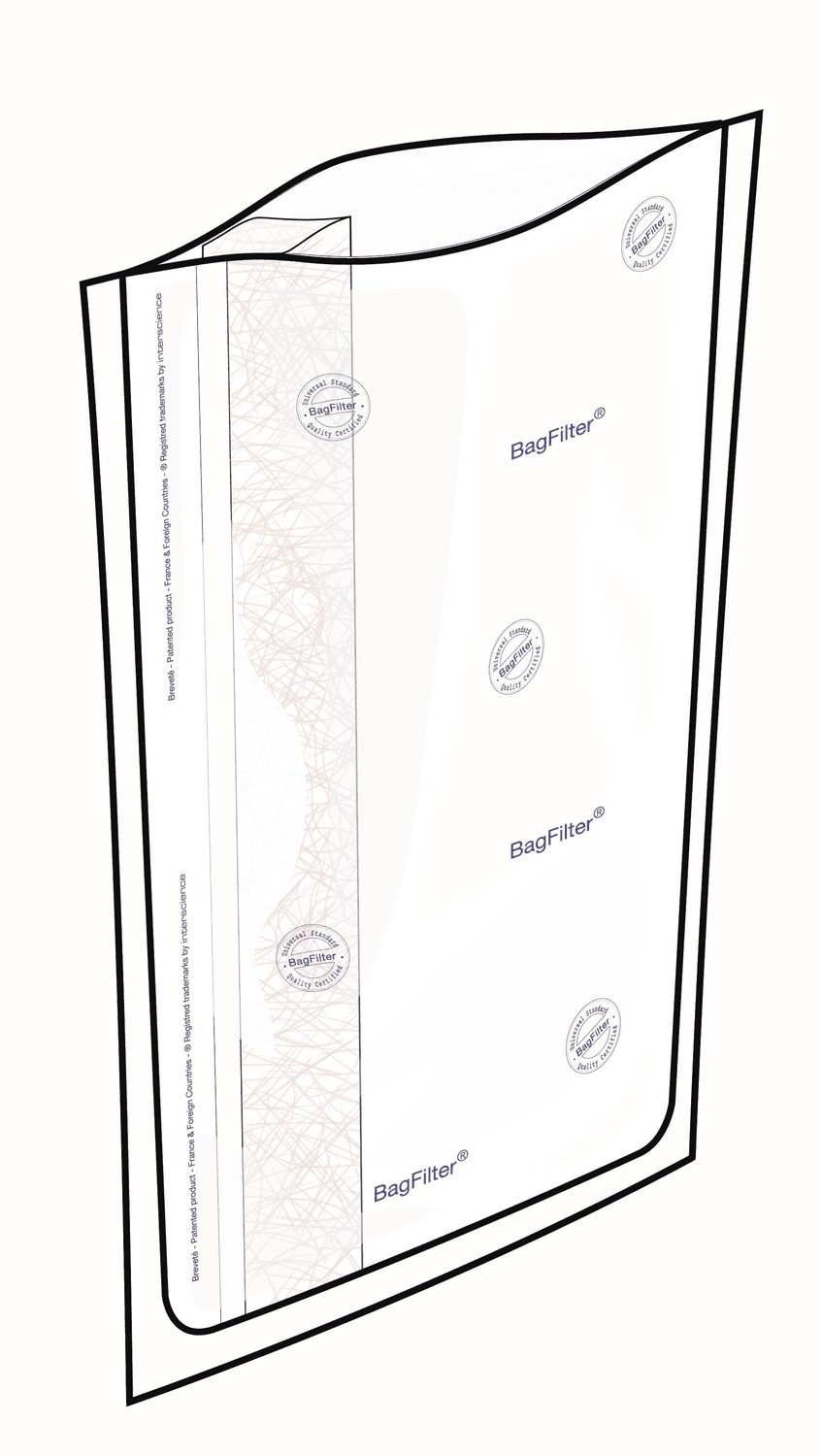 Sac malaxeur filtre latéral BagFilter® irradié