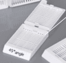 Cassette pour tissu avec couvercle à charnière blanche en boîte distributrice
