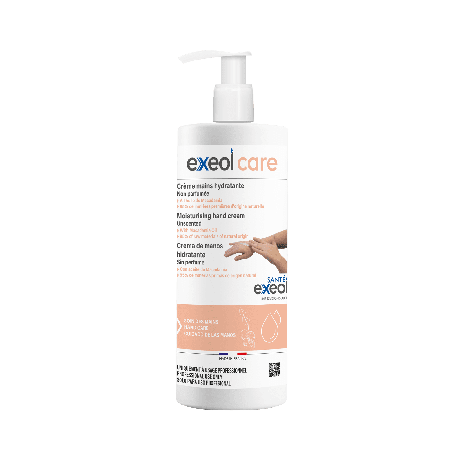 Crème mains hydratante Exeol Care