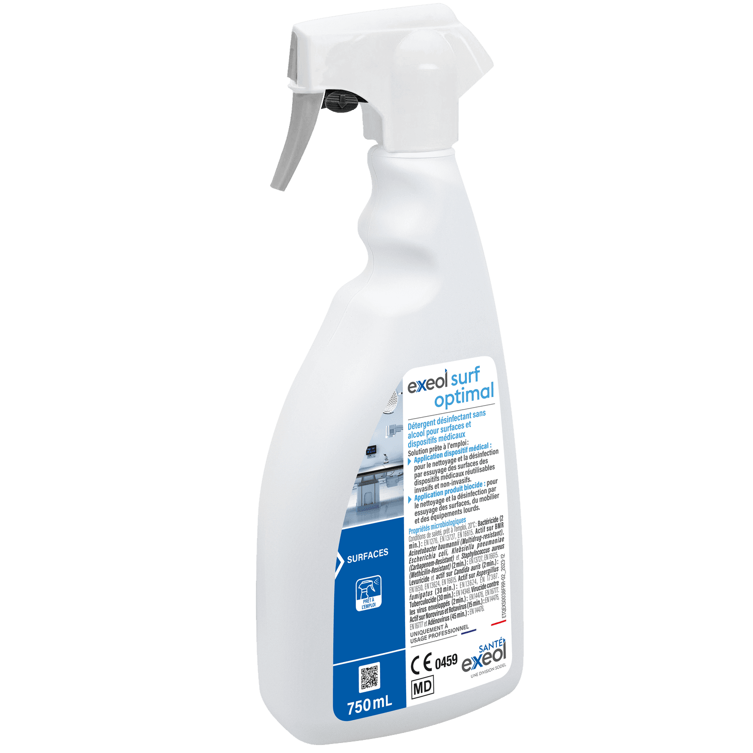 Désinfectant Exeol surf optimal spray 750ml