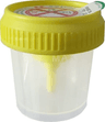 Flacon 30ml en polypropylène pour ECBU avec prise pour tube sous vide stérile