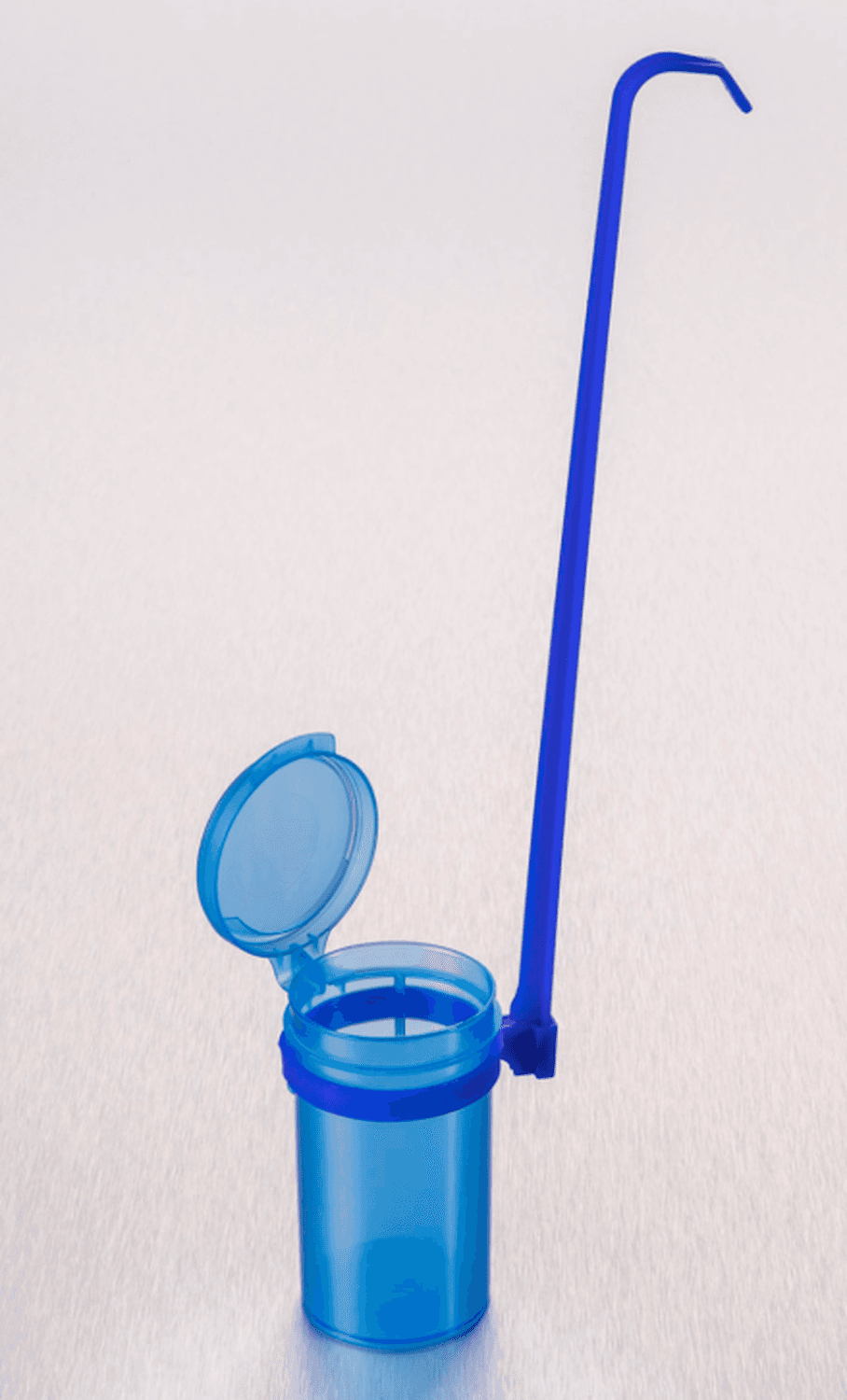 Flacon bleu anse amovible irradié