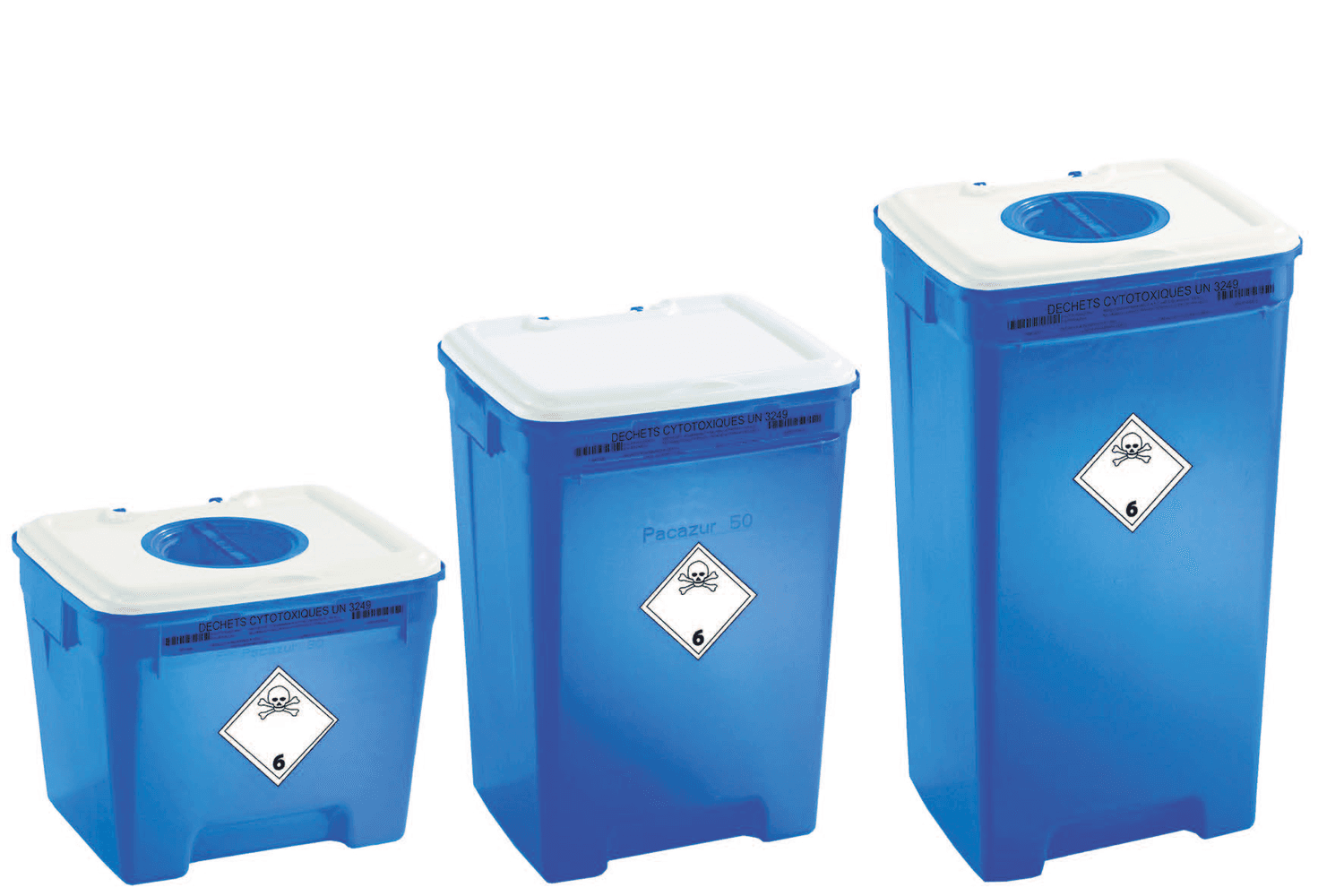 Fût Pacazur® bleu pour déchets cytotoxiques