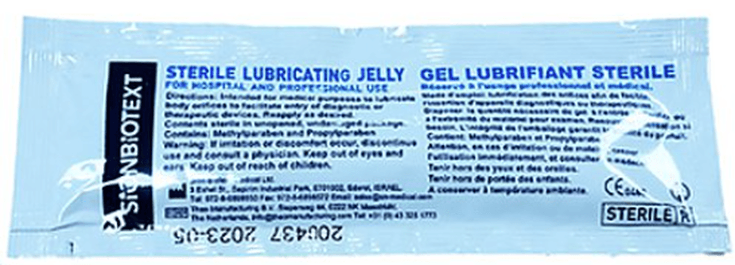 Gel lubrifiant sachet stérile unitaire de 5g