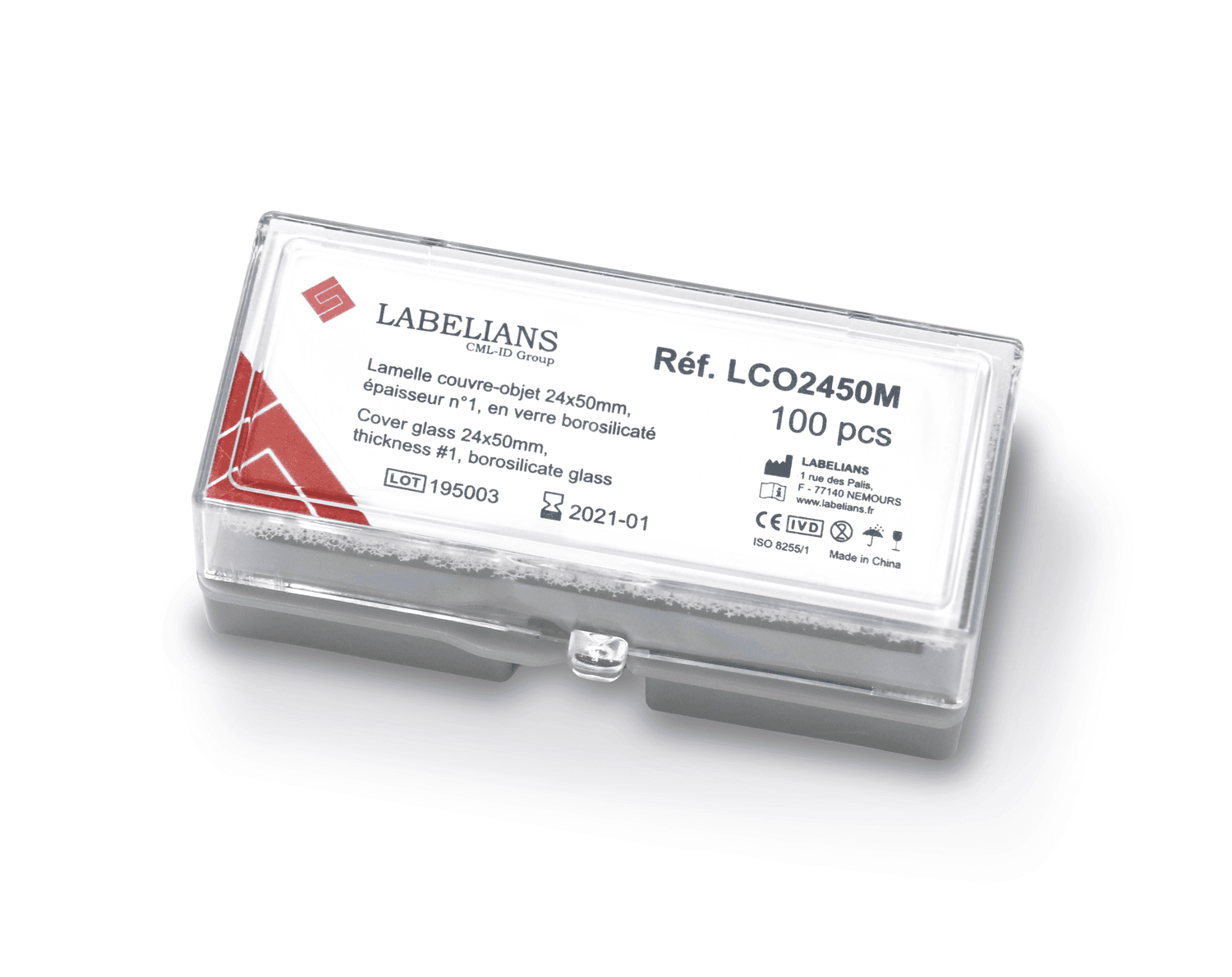 Lamelle Labelians épaisseur n°1,5
